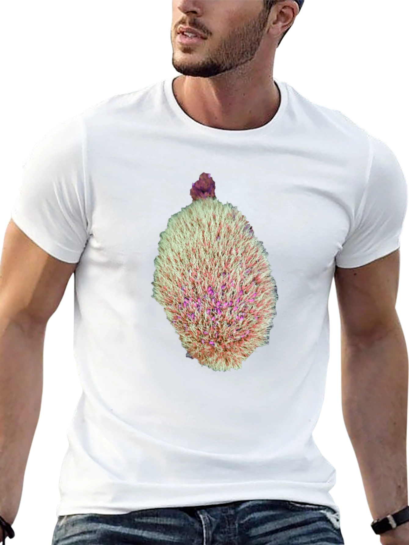 Unique Coral-Inspired Graphic Tee