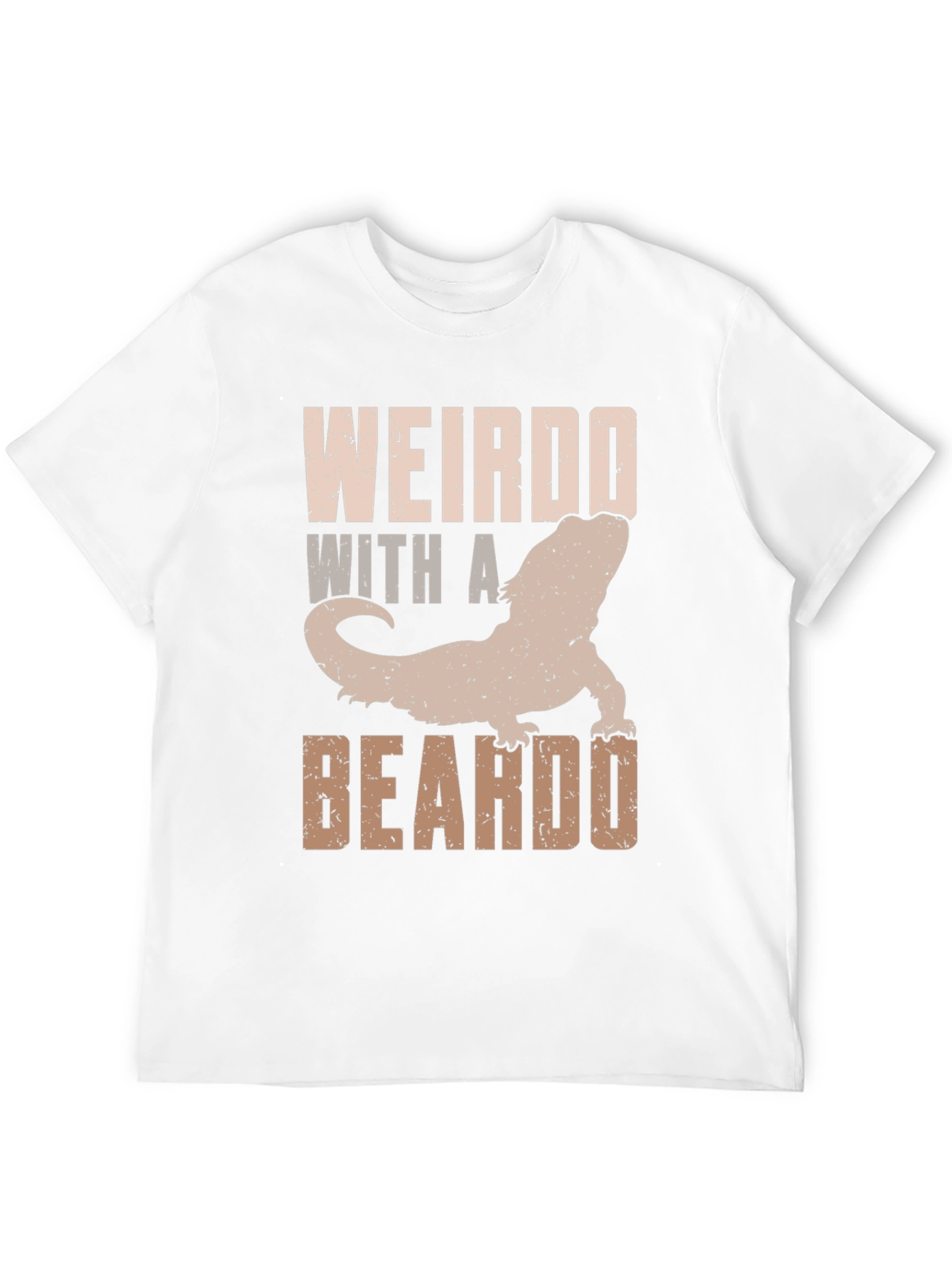 Weirdo With A Beardo Black T-Shirt