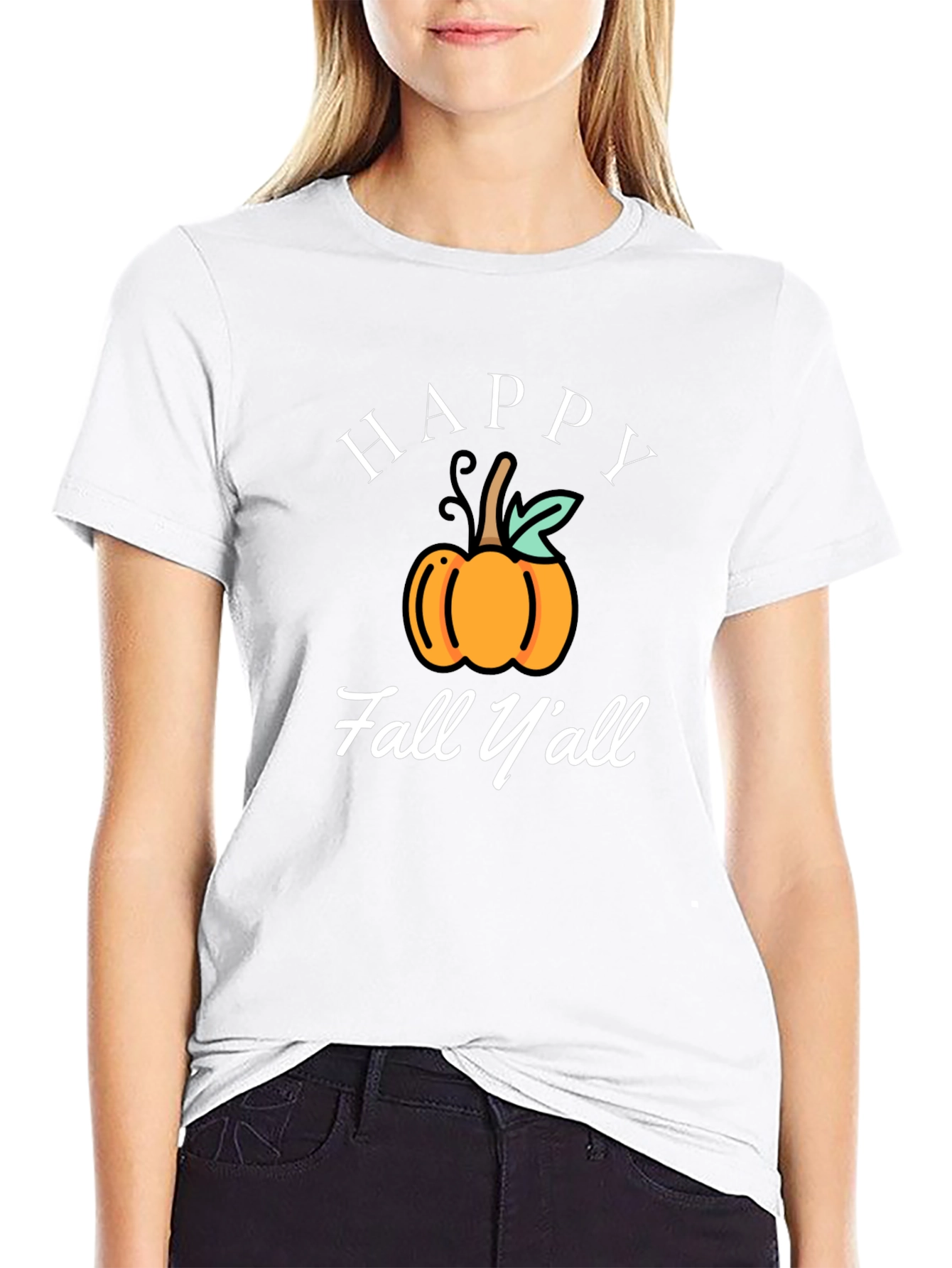 Happy Fall Yall Graphic T-Shirt