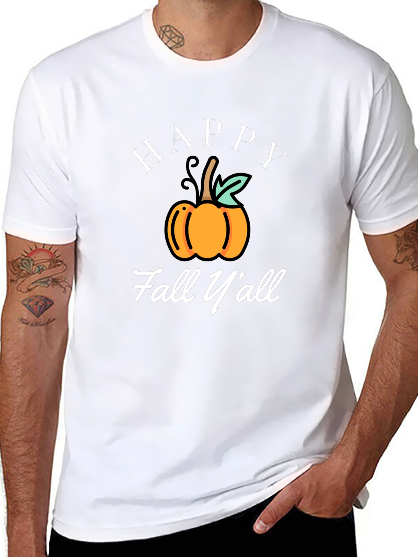 Happy Fall Yall Graphic T-Shirt