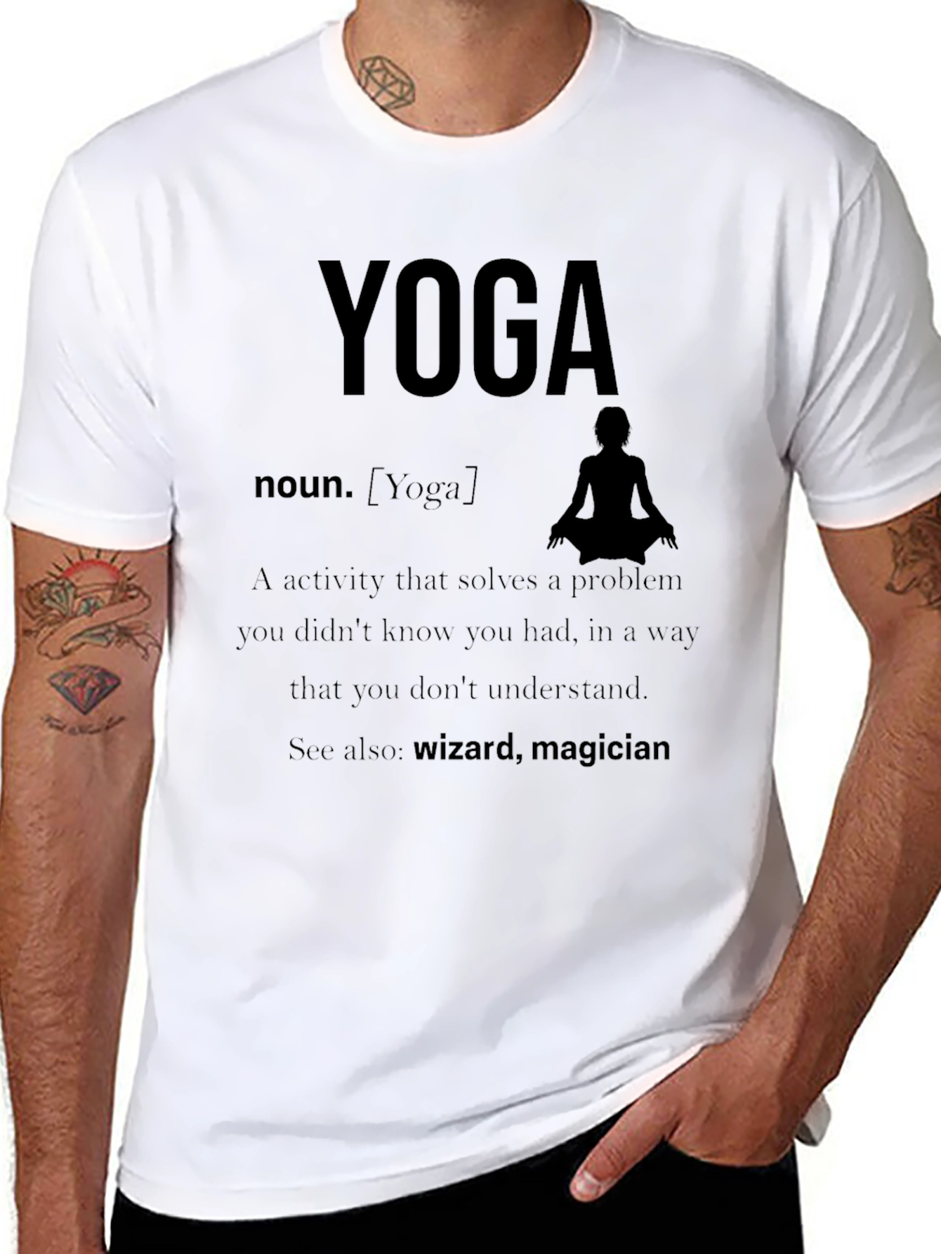 Yoga Definition Graphic Tee - Soft Cotton T-Shirt
