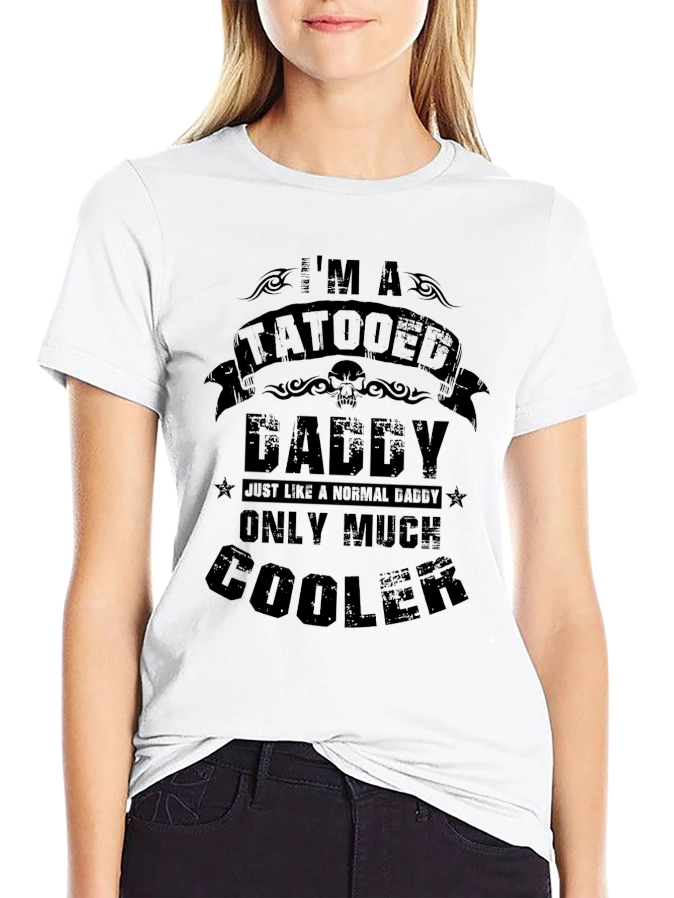 Tattooed Daddy Graphic T-Shirt - Cool Dad Apparel