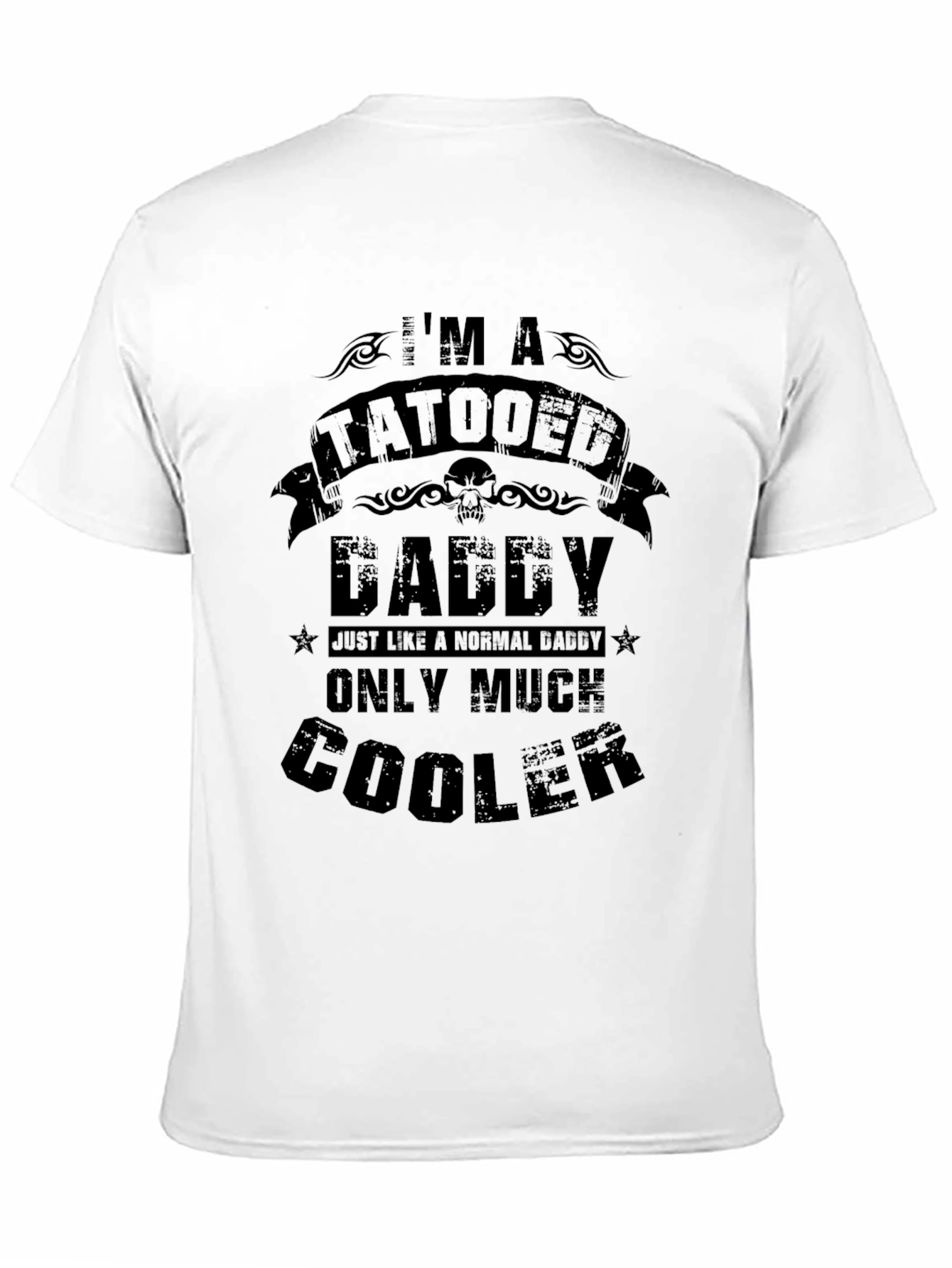 Tattooed Daddy Graphic T-Shirt - Cool Dad Apparel