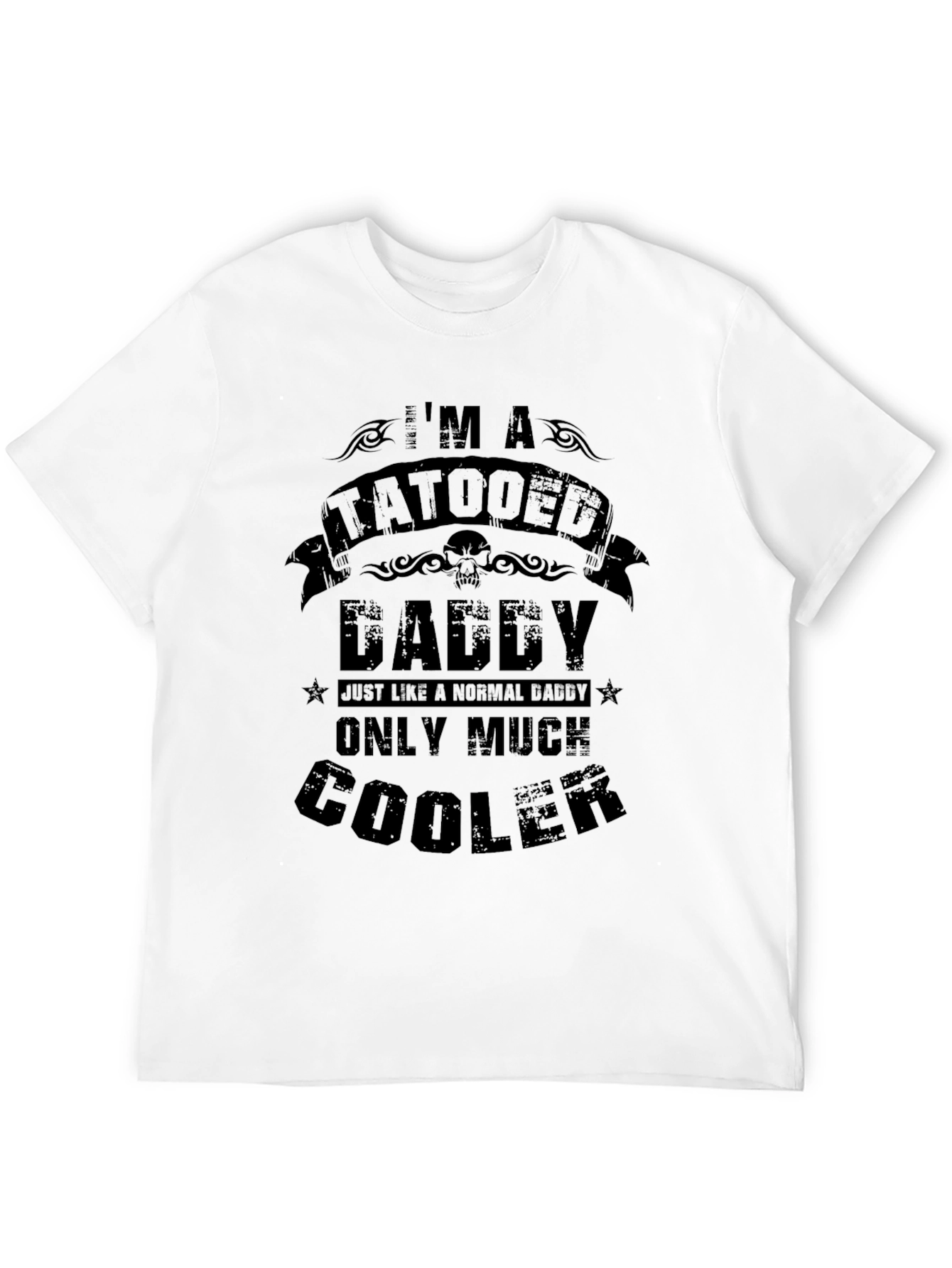 Tattooed Daddy Graphic T-Shirt - Cool Dad Apparel