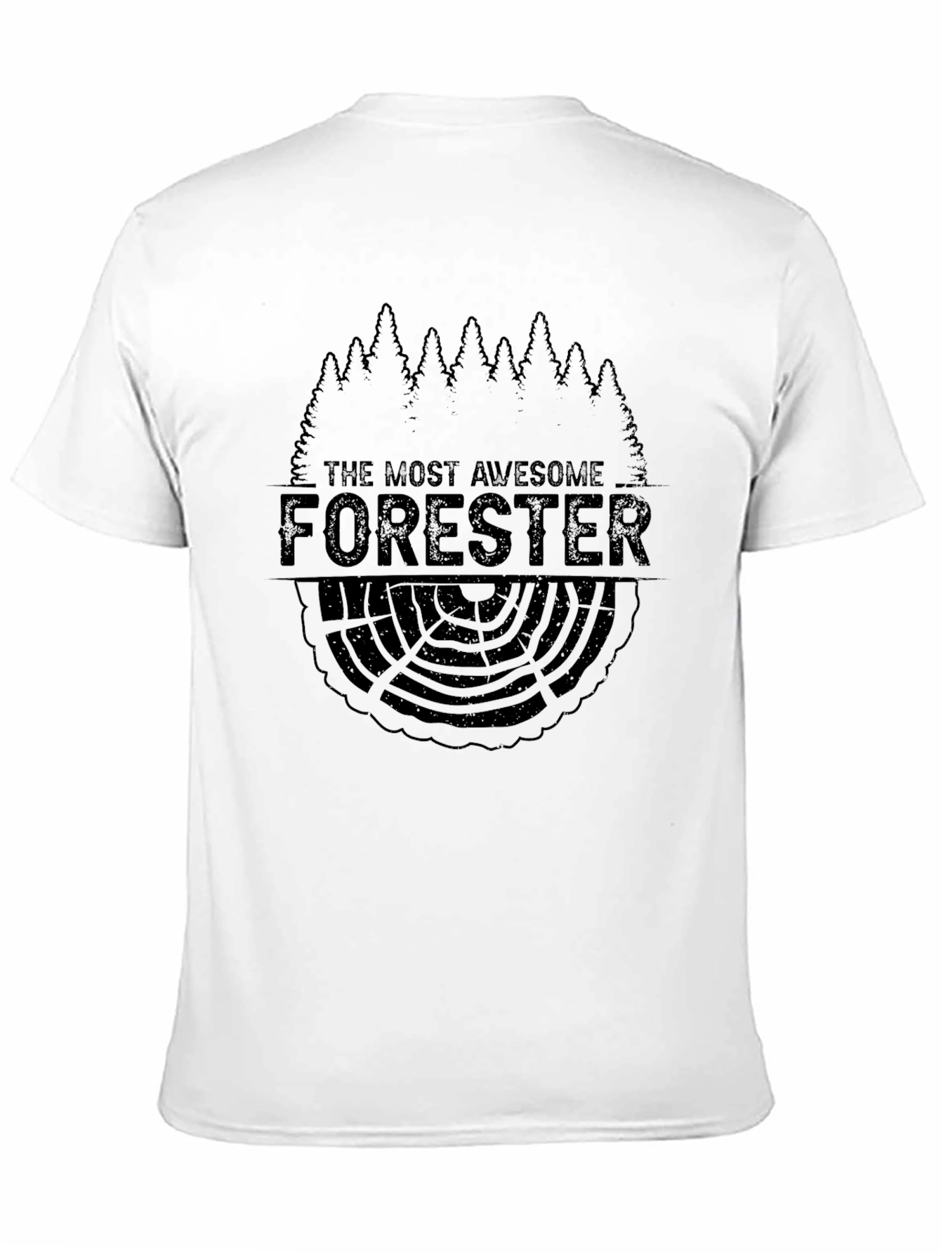 Awesome Forester Graphic T-Shirt - Black