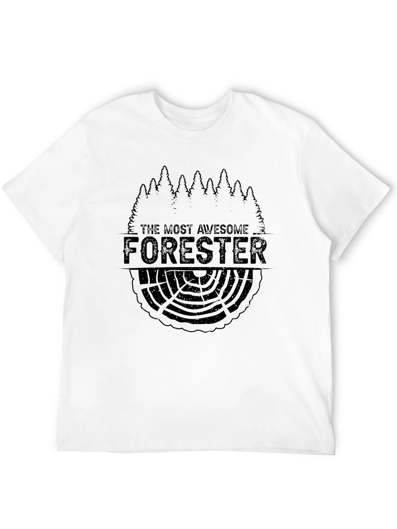 Awesome Forester Graphic T-Shirt - Black