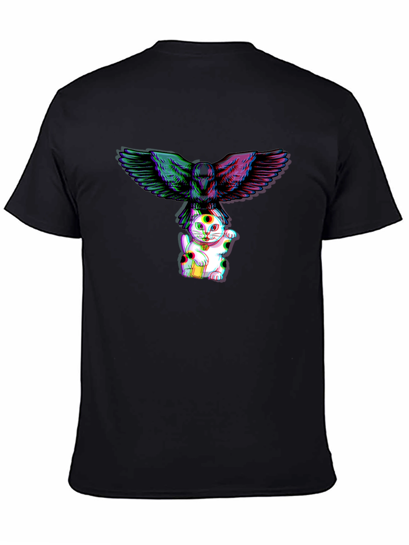 Maneki Neko & Raven Graphic Tee