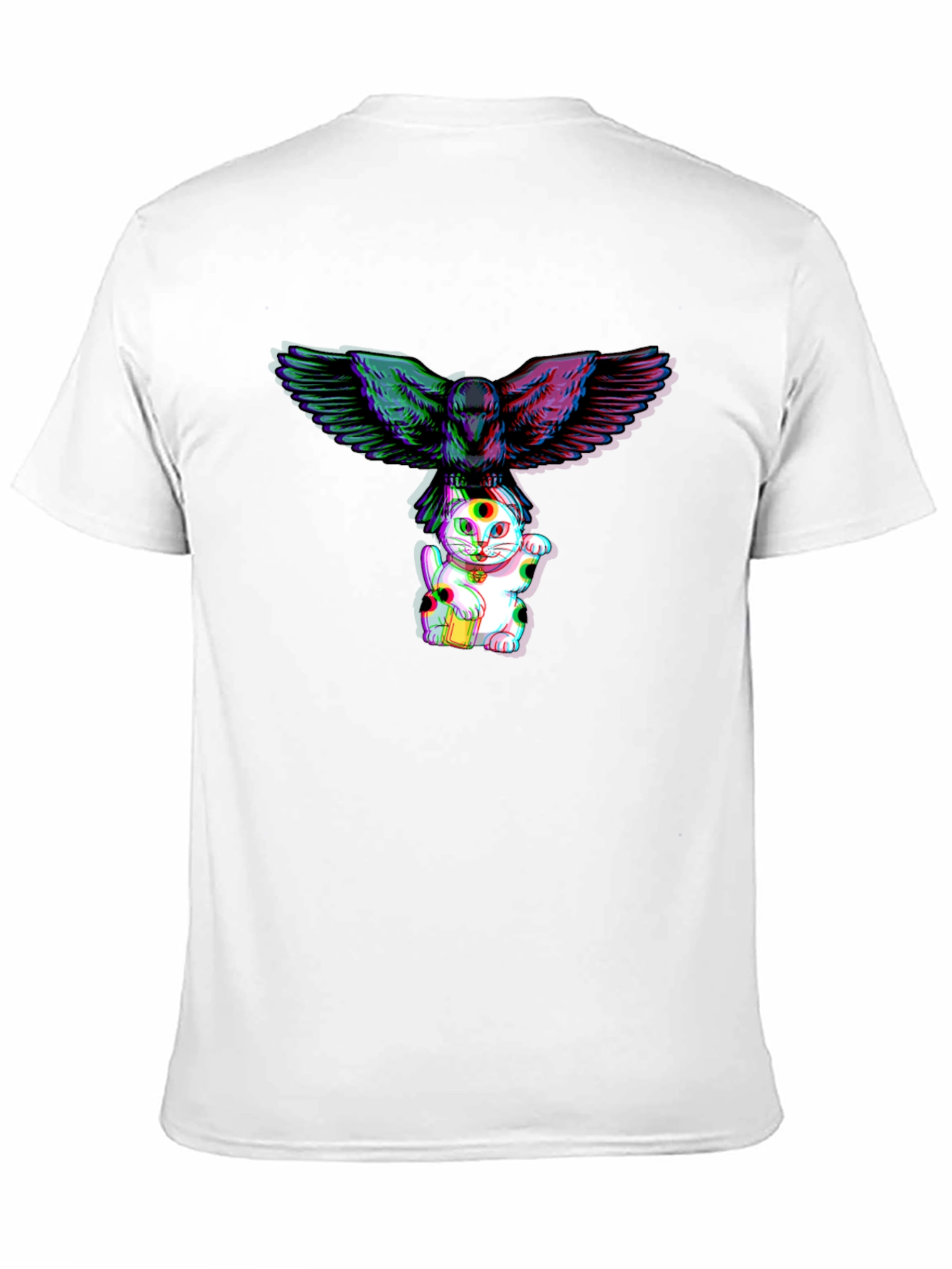 Maneki Neko & Raven Graphic Tee