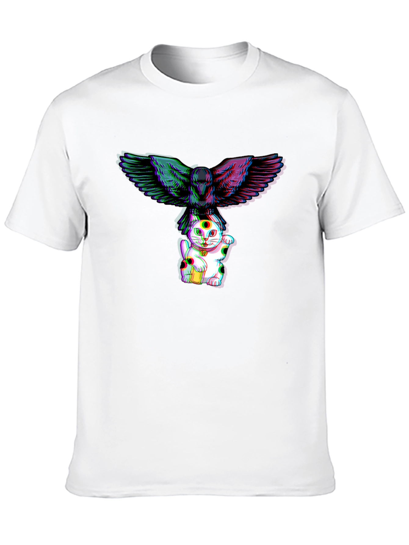 Maneki Neko & Raven Graphic Tee