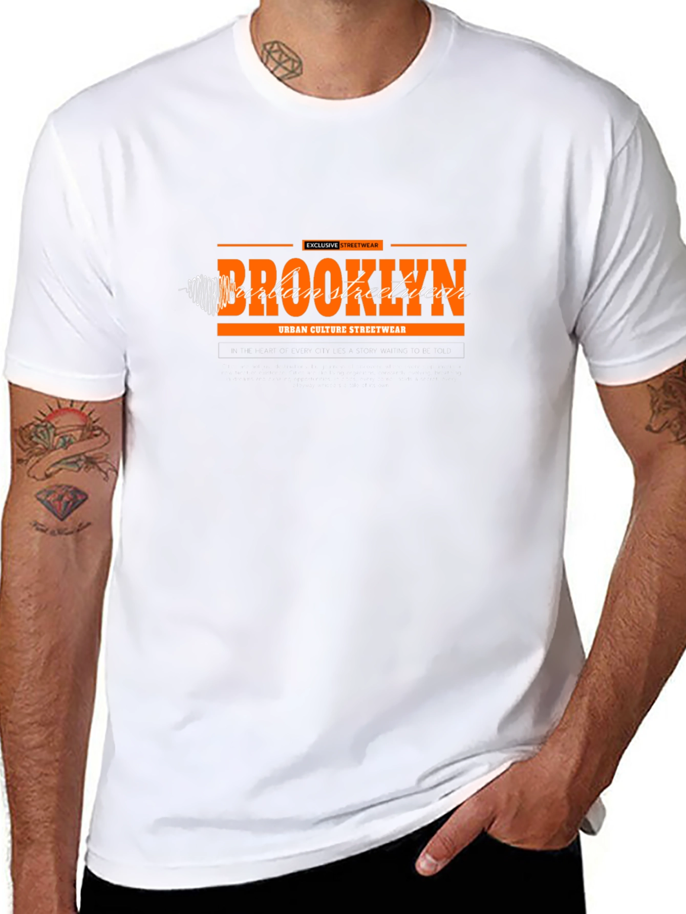 Brooklyn Urban Streetwear Black T-Shirt