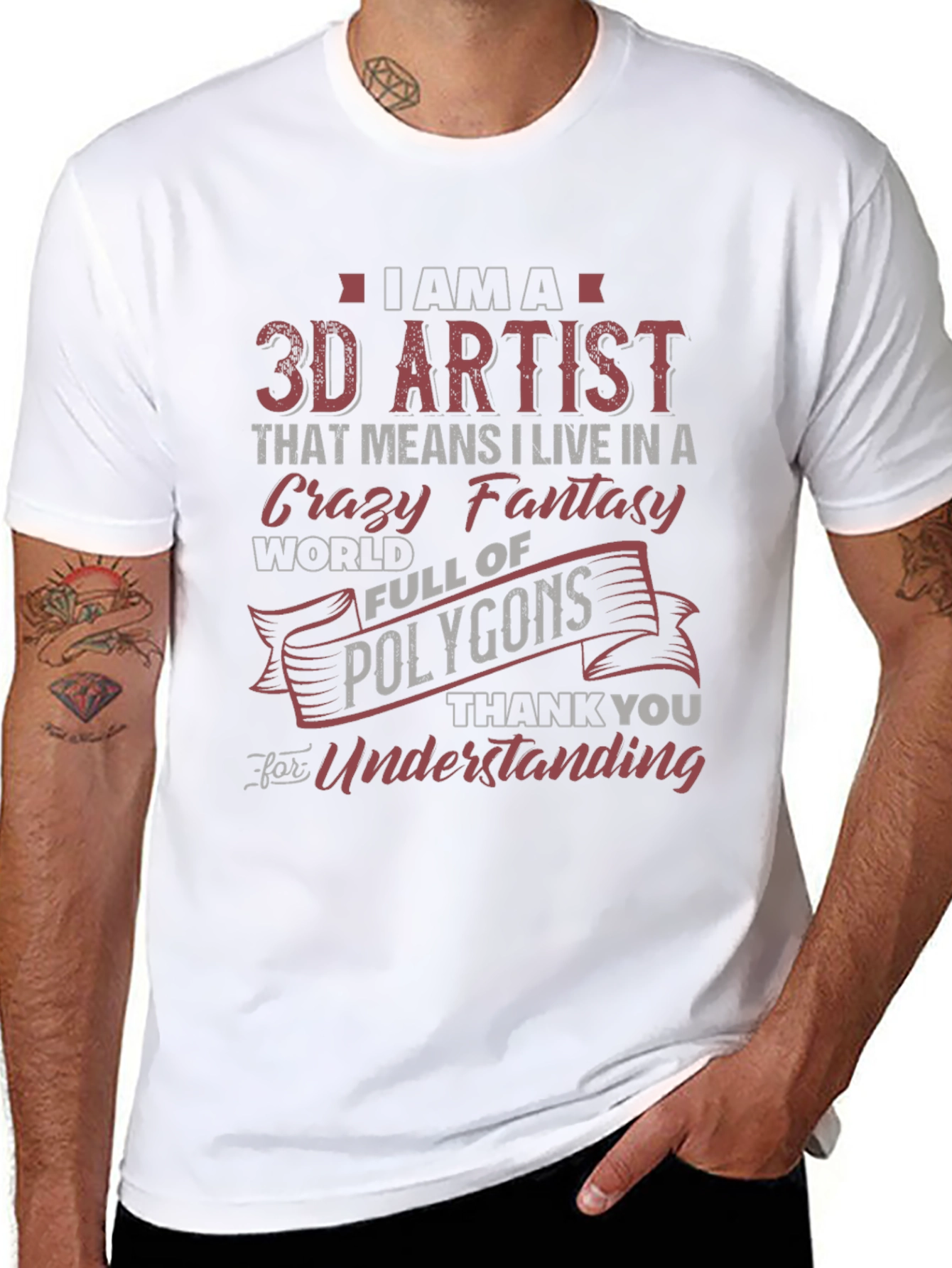 3D Artist Crazy Fantasy World T-Shirt