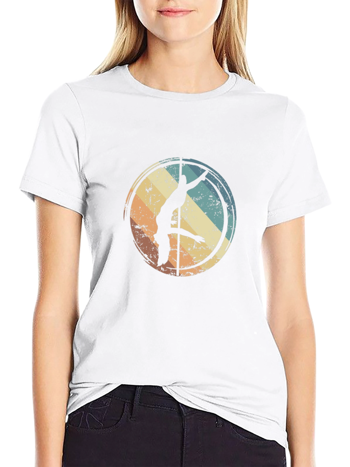 Retro Pole Dancer Graphic Tee