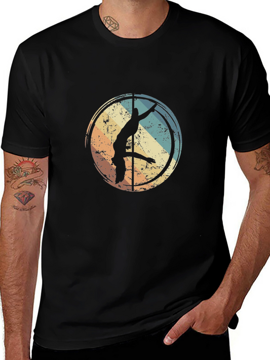 Retro Pole Dancer Graphic Tee