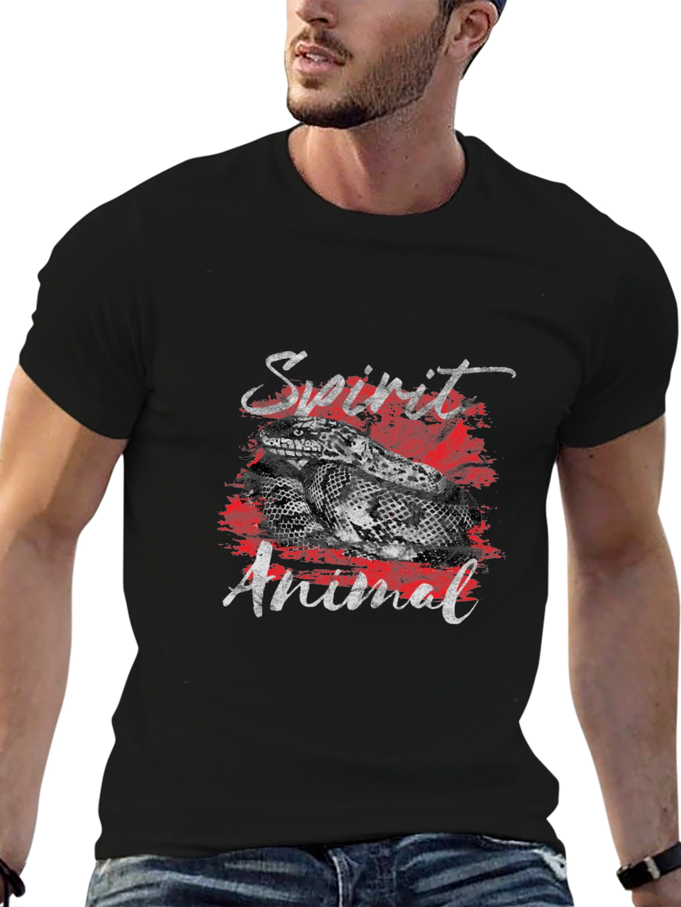 Spirit Animal Snake Graphic T-Shirt