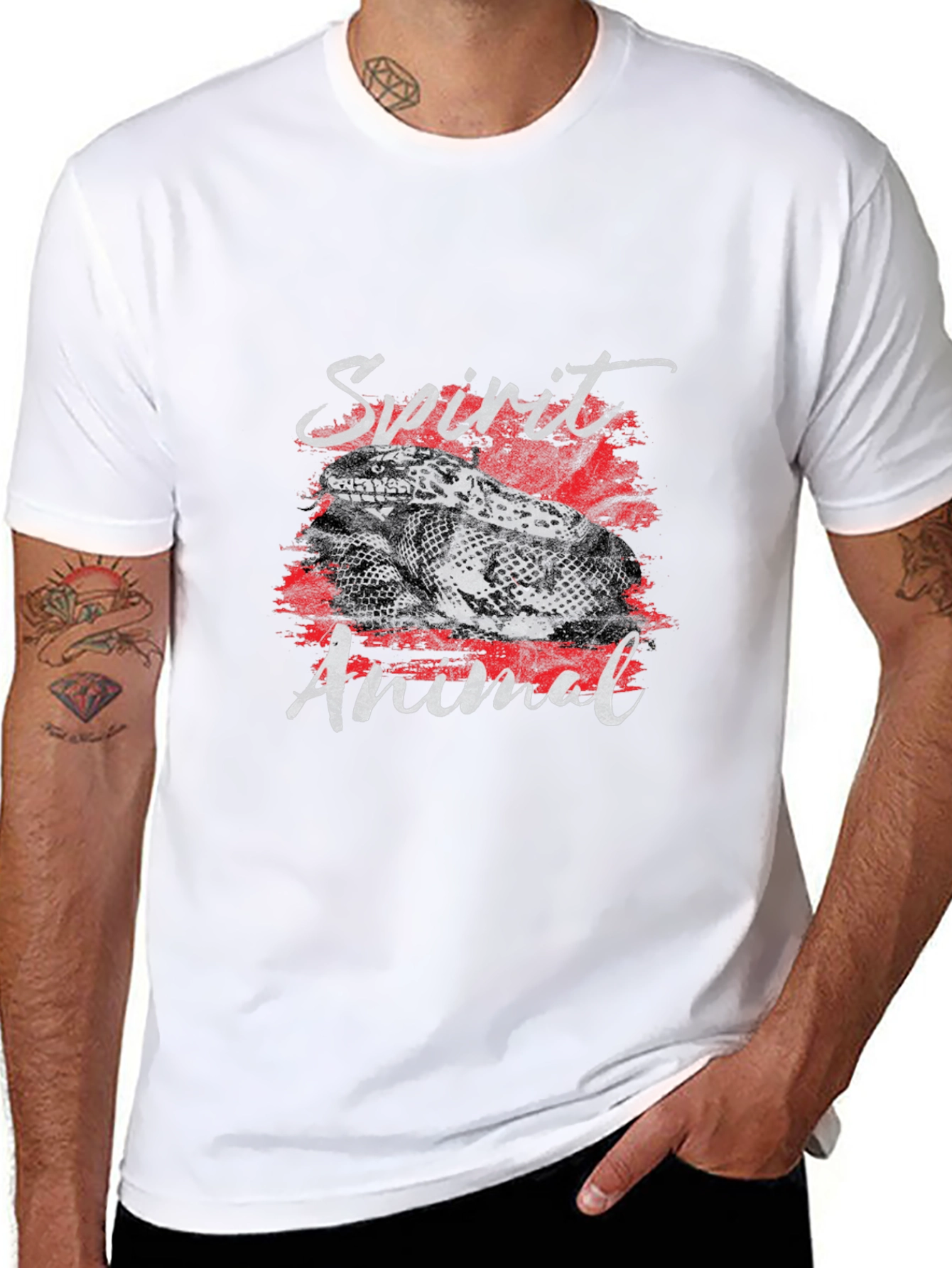 Spirit Animal Snake Graphic T-Shirt
