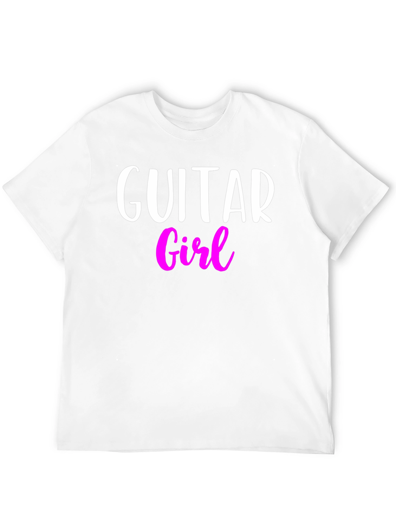 Guitar Girl Black T-Shirt