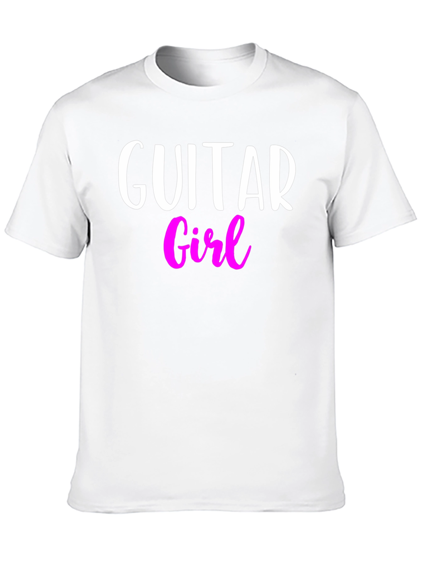 Guitar Girl Black T-Shirt