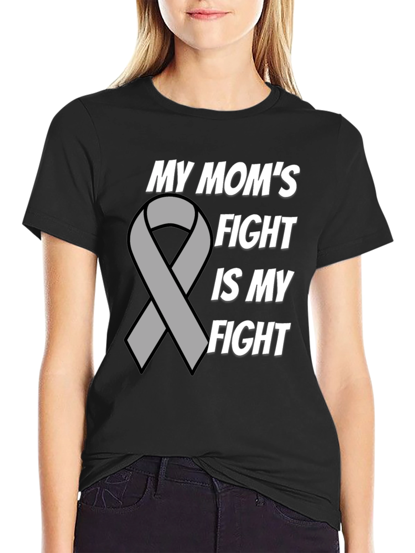 My Moms Fight T-Shirt - Cancer Awareness