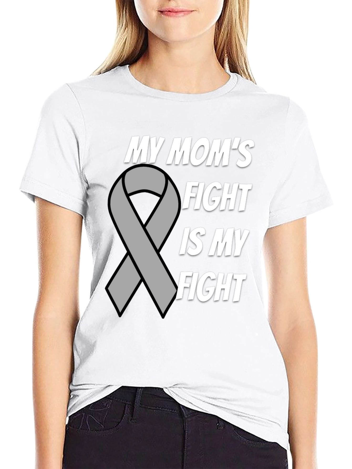 My Moms Fight T-Shirt - Cancer Awareness