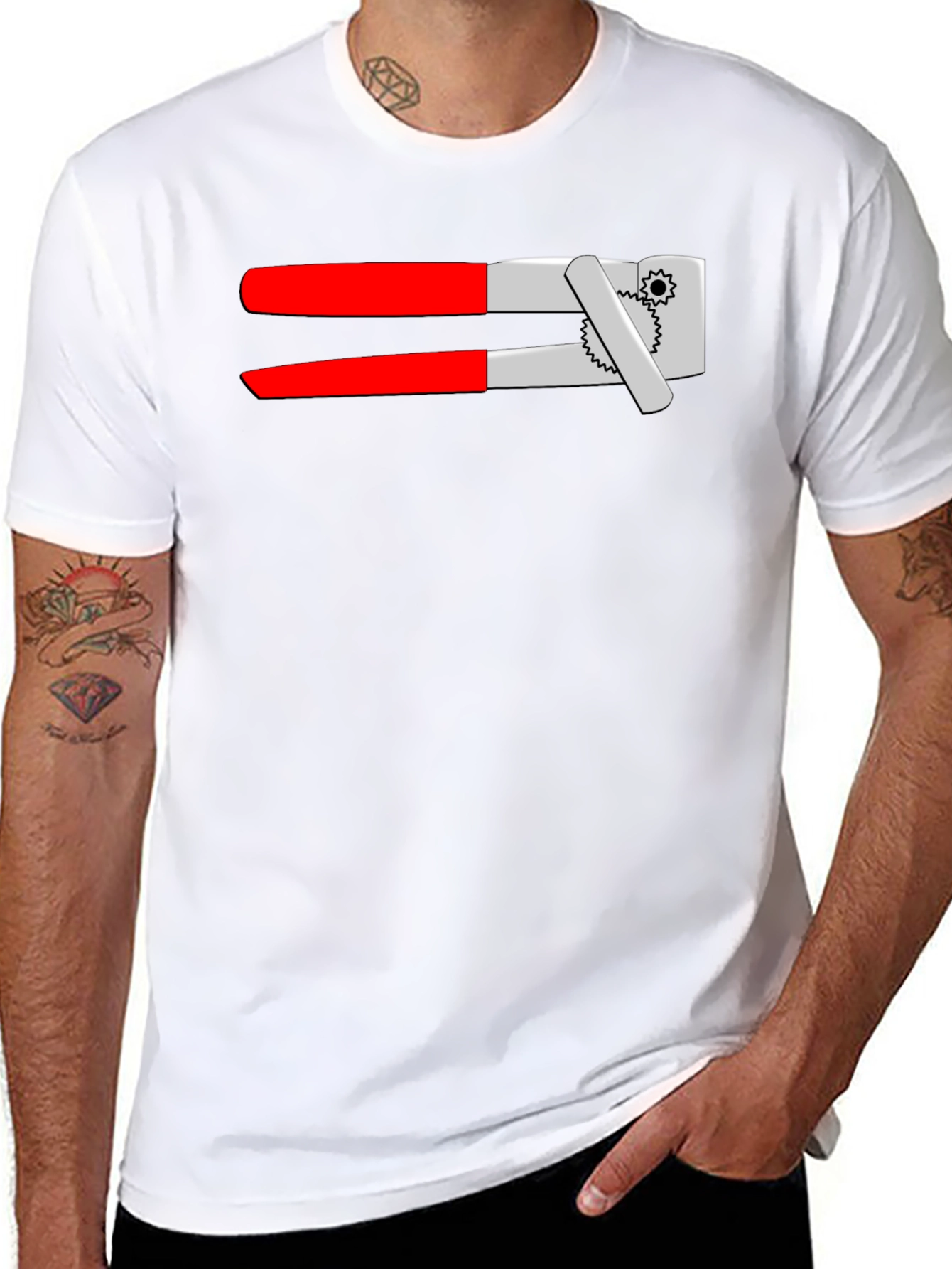 Can Opener Graphic Tee - Novelty T-Shirt