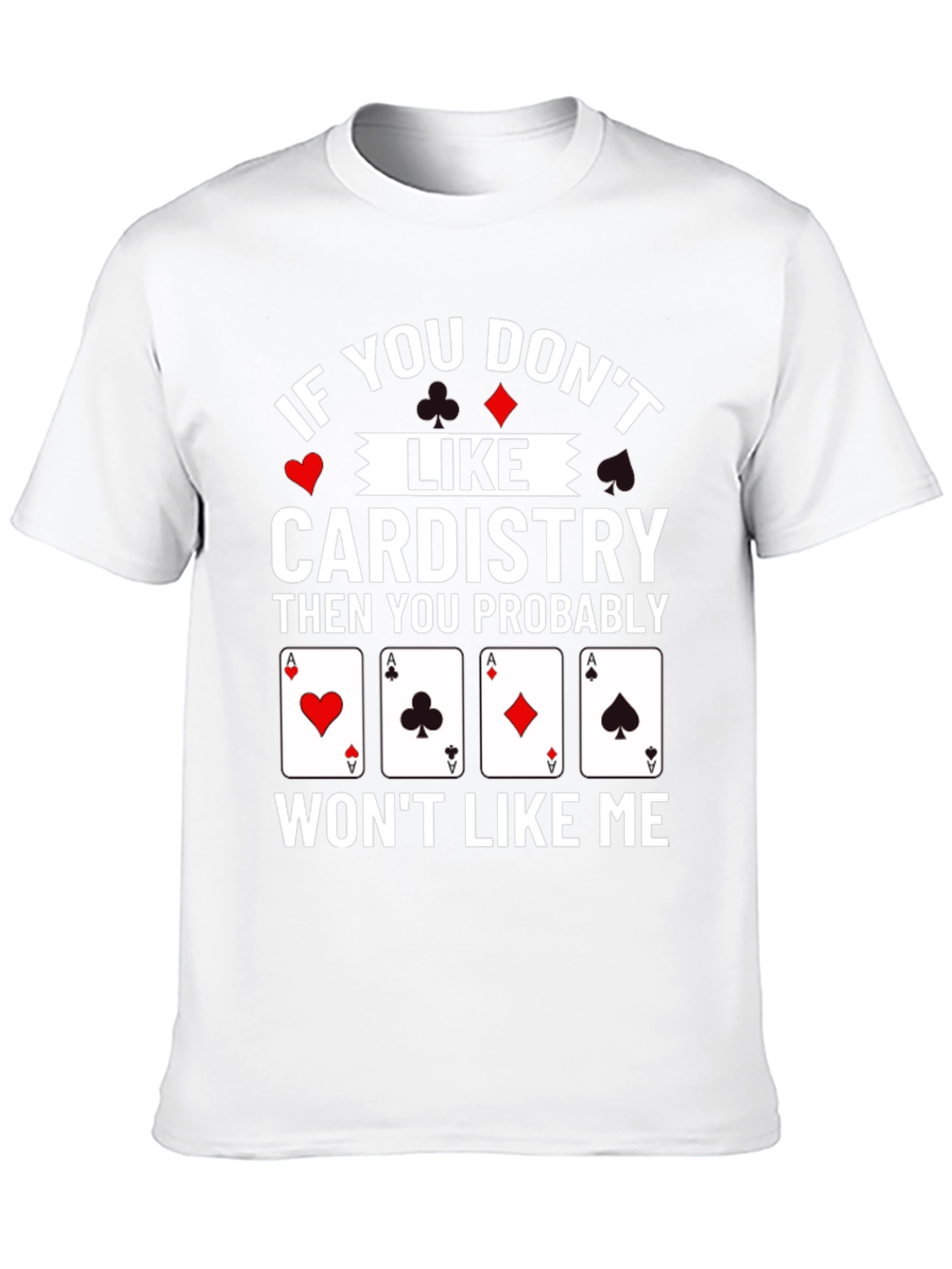 Cardistry T-Shirt - Poker Card Design