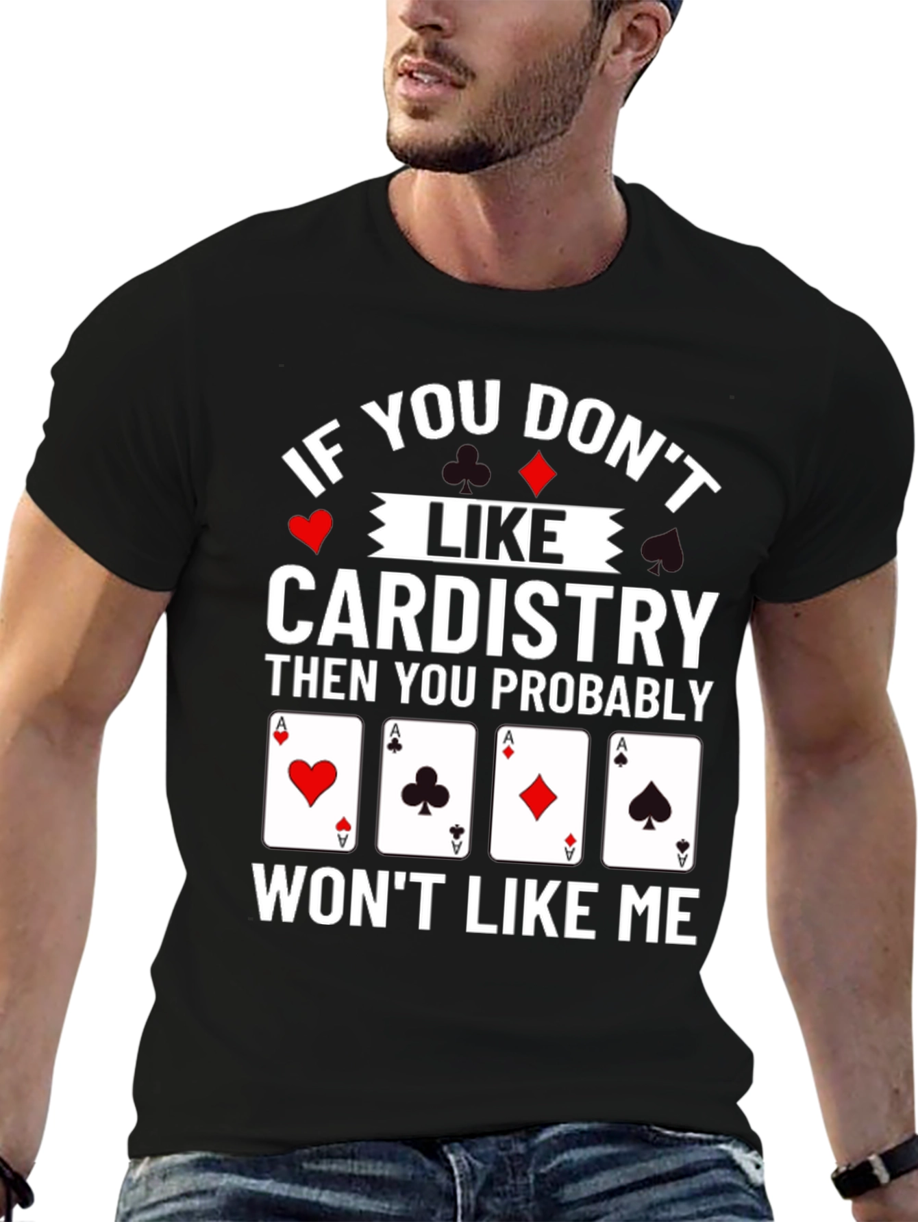 Cardistry T-Shirt - Poker Card Design