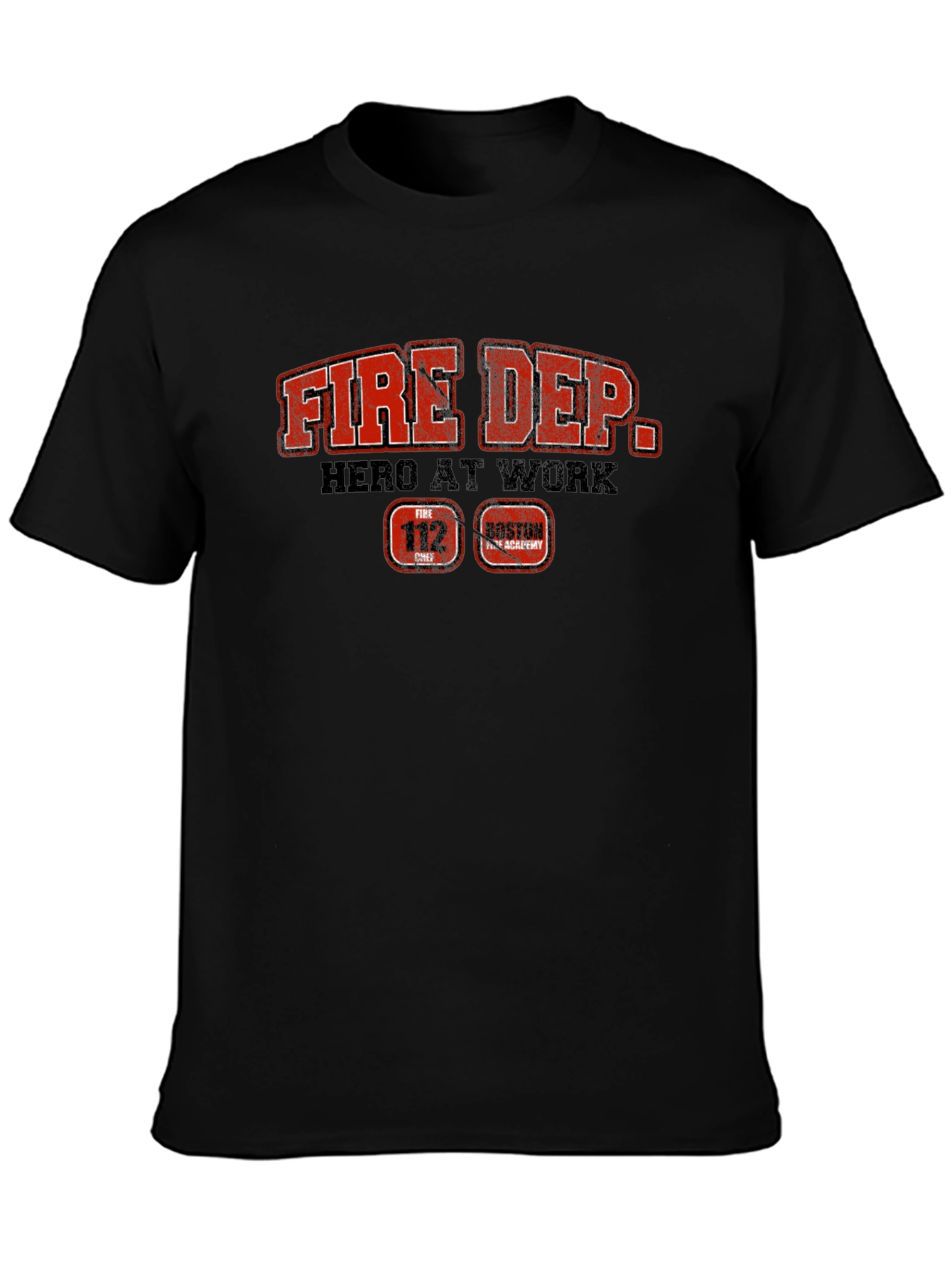 Fire Dept. Hero At Work Graphic T-Shirt