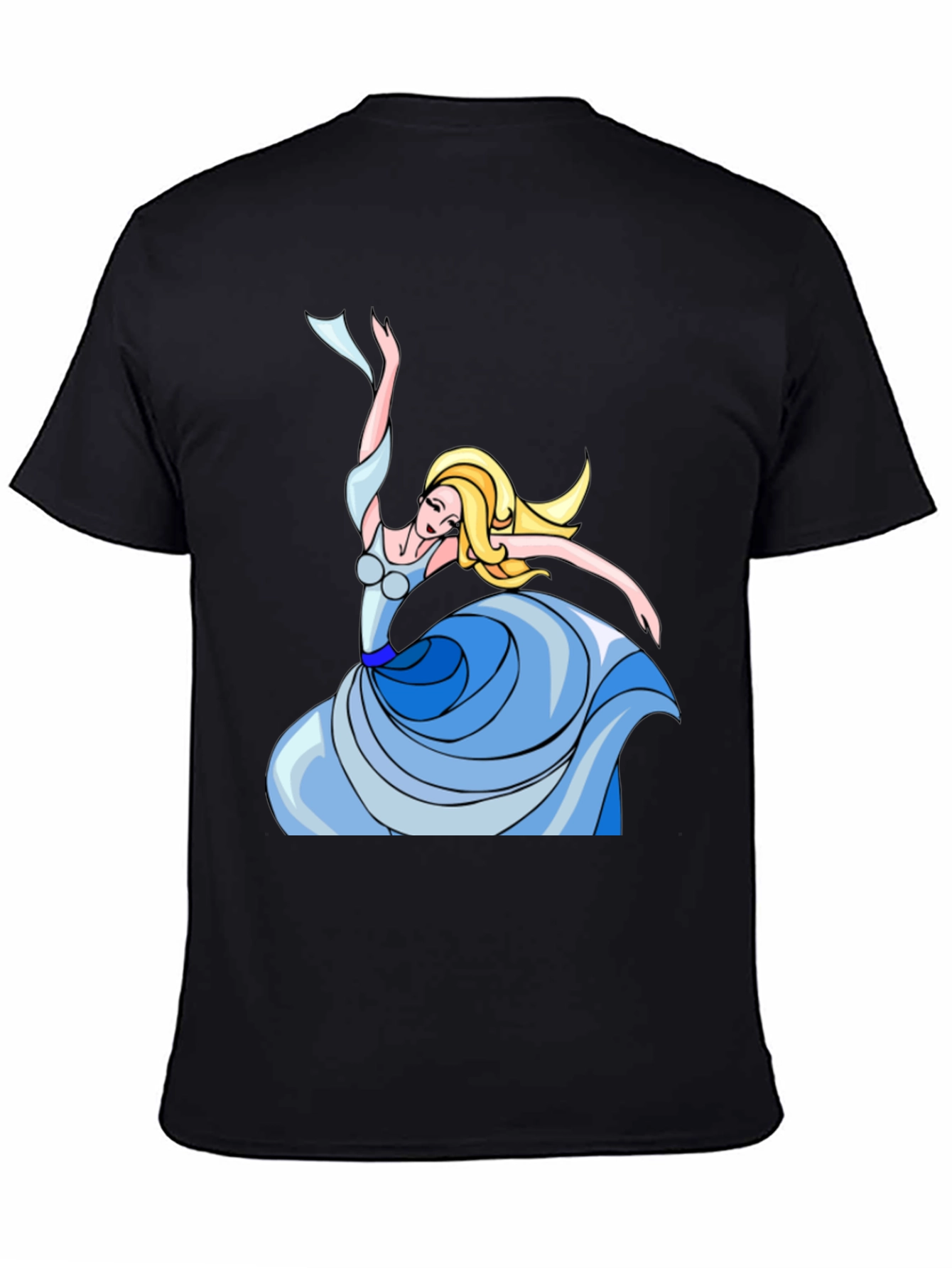Dancing Queen Graphic Tee - Black Cotton Shirt