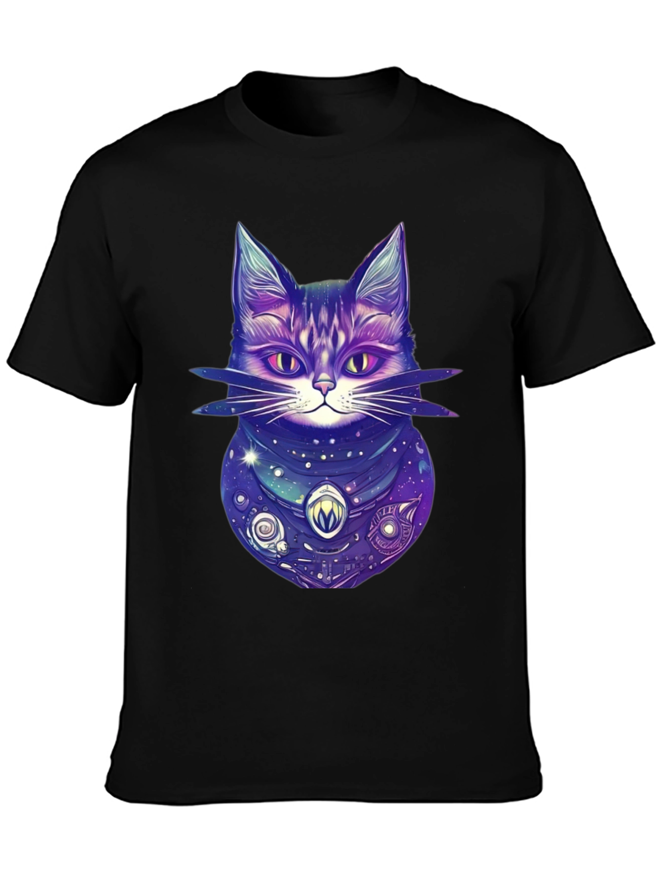 Cosmic Cat Graphic T-Shirt