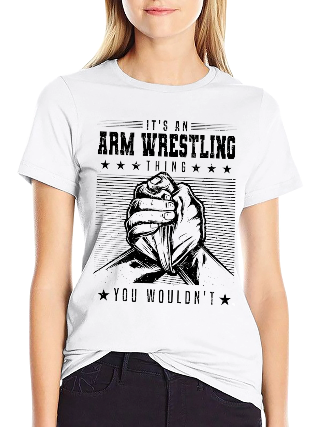 Arm Wrestling Thing Graphic T-Shirt