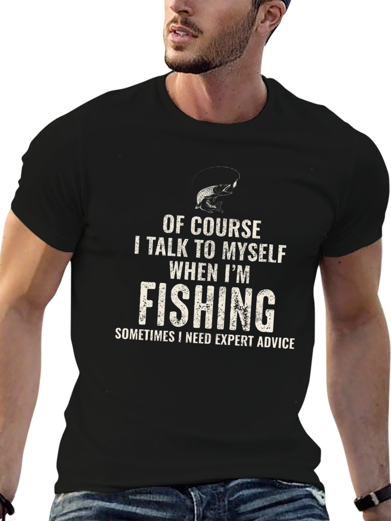 Fishing Expert Advice Graphic Tee