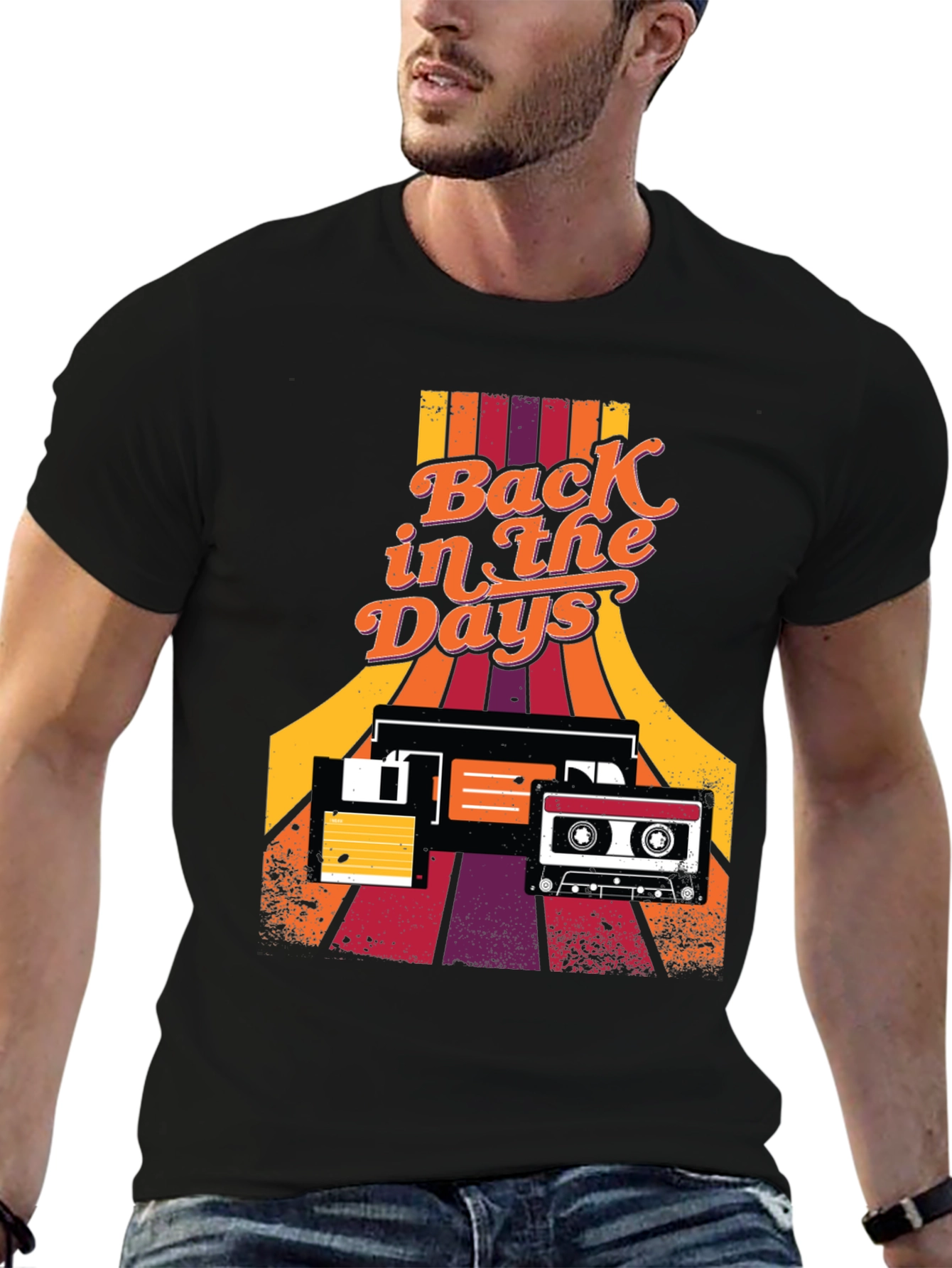 Retro Back in the Days Graphic Tee