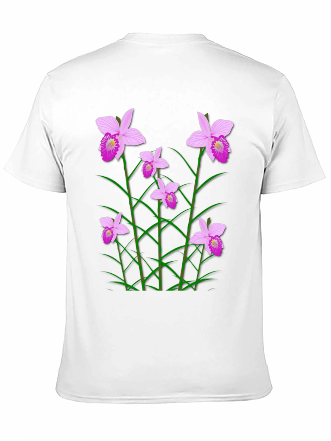 Floral Orchid Graphic Print T-Shirt
