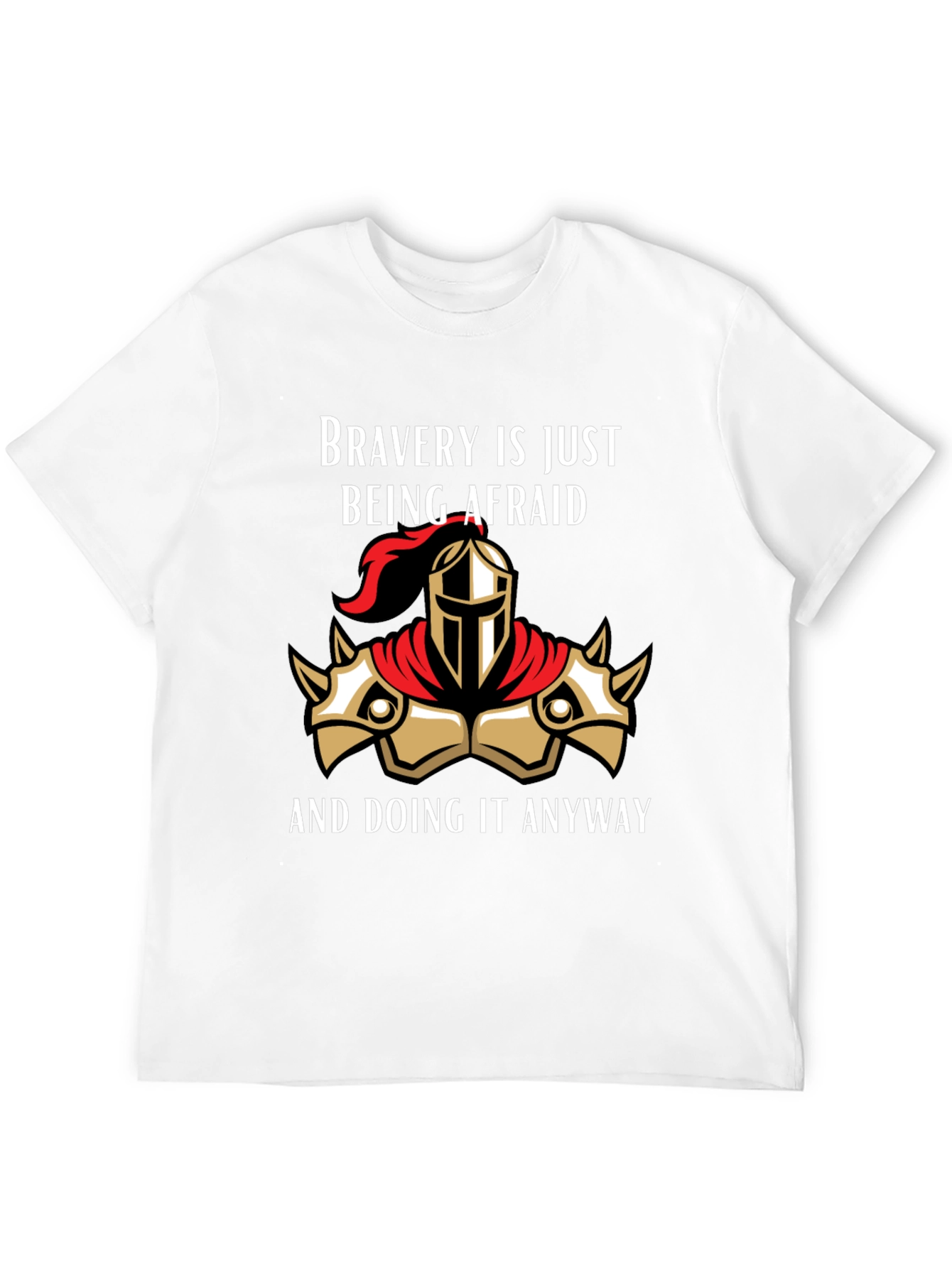 Bravery Knight Graphic T-Shirt - Bold and Inspiring Tee