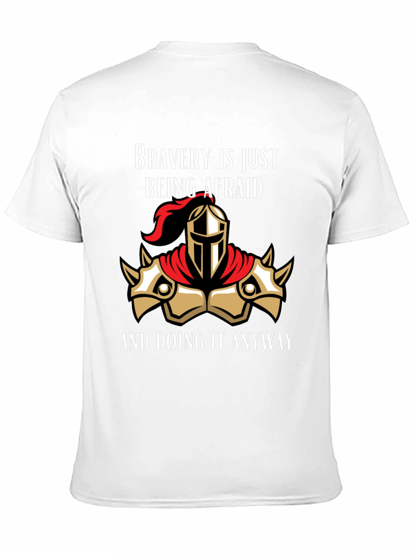 Bravery Knight Graphic T-Shirt - Bold and Inspiring Tee