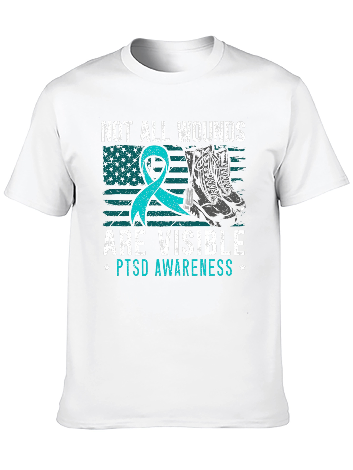 PTSD Awareness T-Shirt: Not All Wounds Are Visible