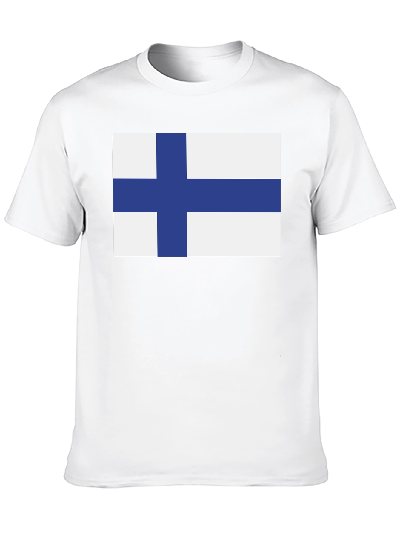 Finland Flag Graphic Tee - Black T-Shirt
