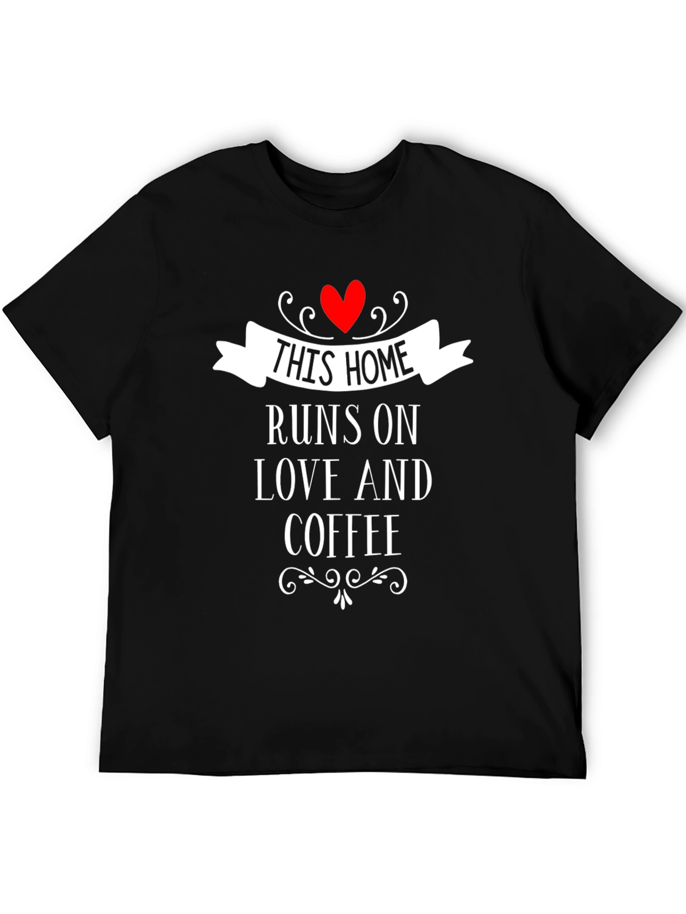 Home Runs On Love & Coffee Graphic Tee