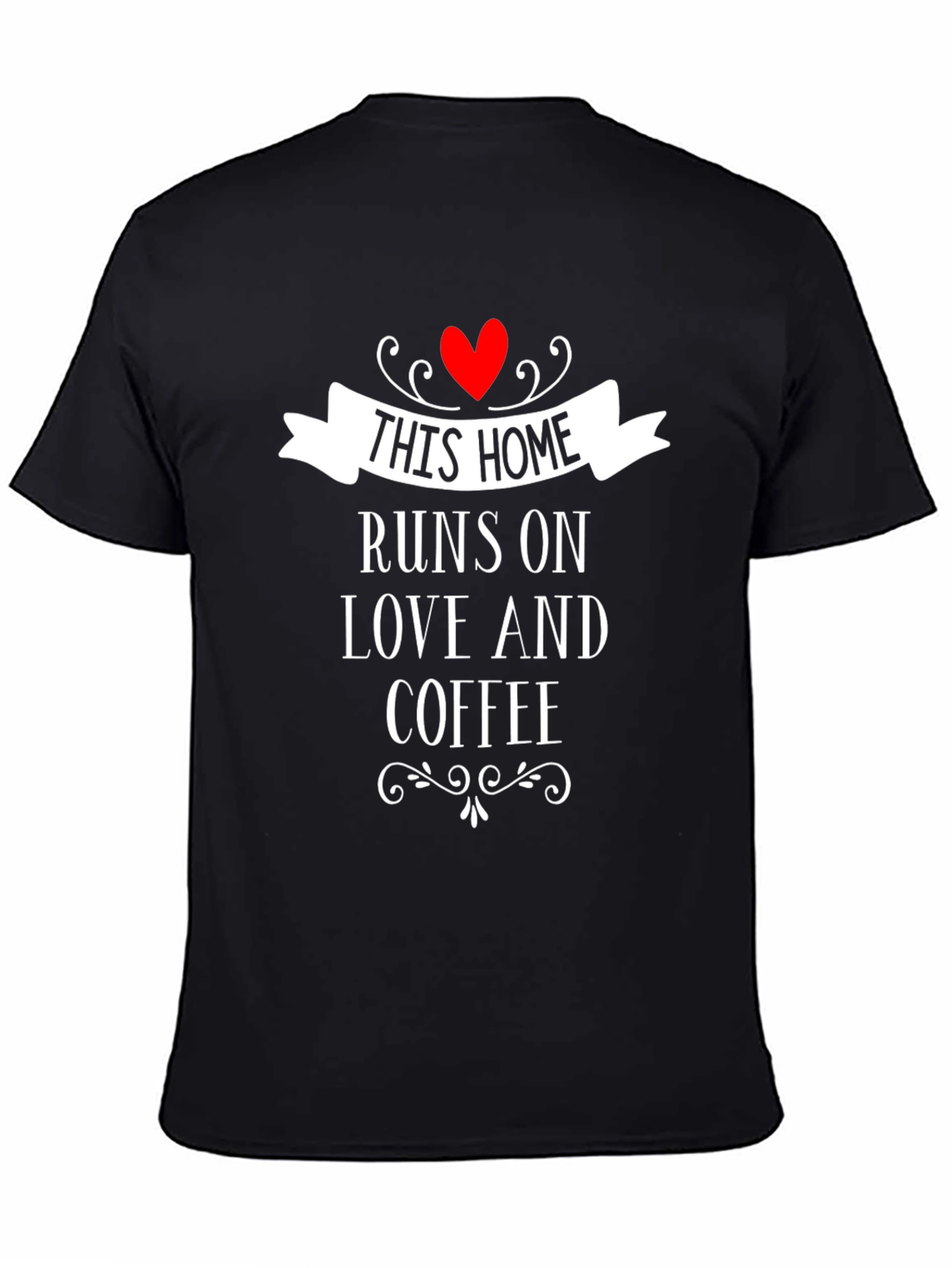 Home Runs On Love & Coffee Graphic Tee
