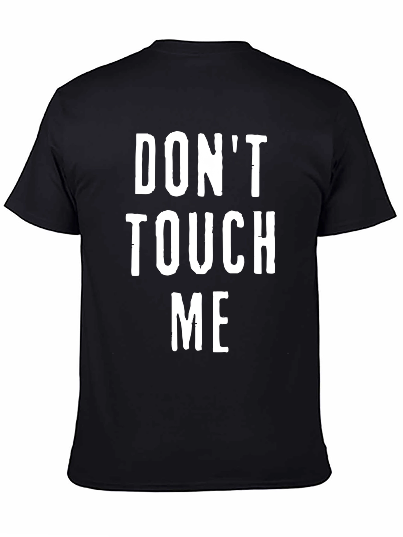 Dont Touch Me Black Graphic Tee