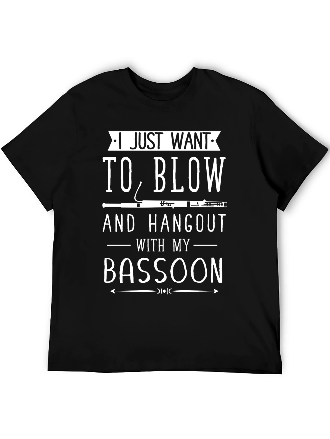 Bassoon Player T-Shirt: Blow & Hangout Tee
