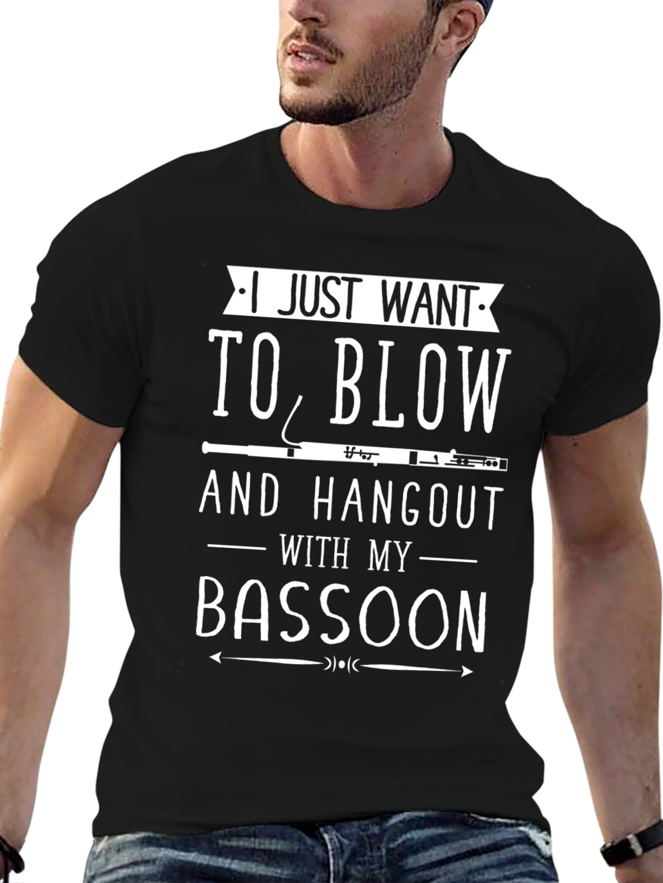 Bassoon Player T-Shirt: Blow & Hangout Tee