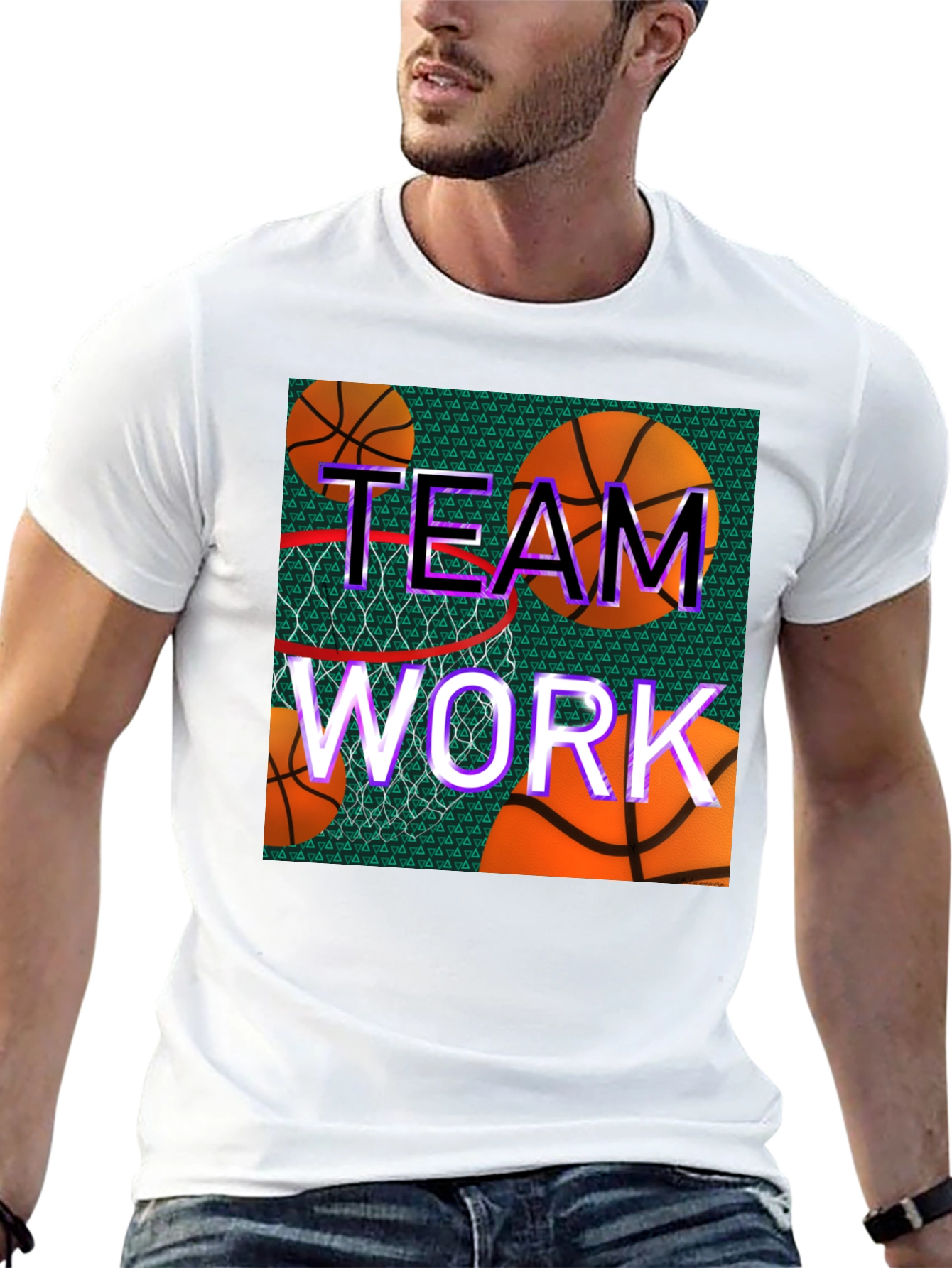 Teamwork Basketball T-Shirt