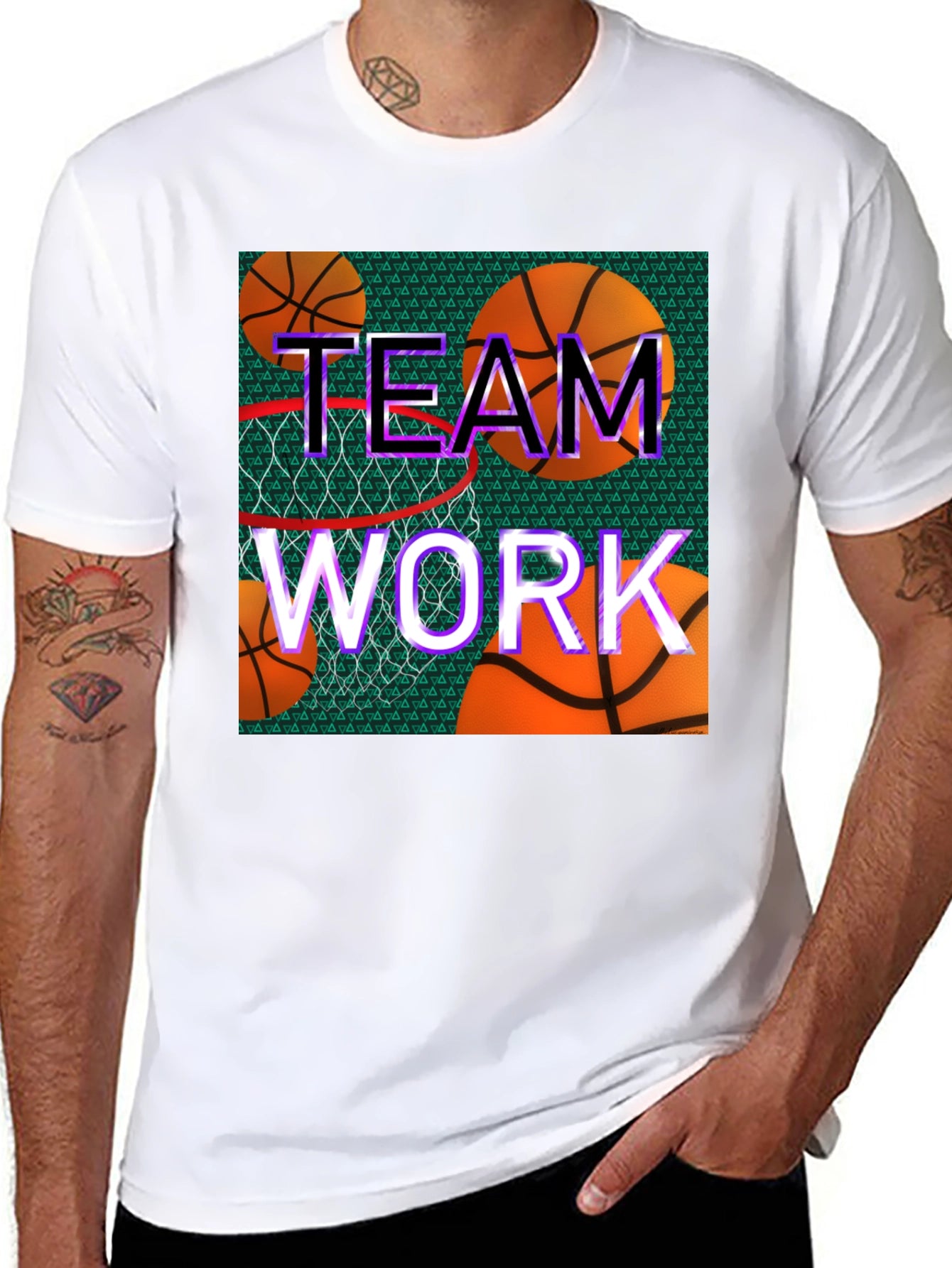 Teamwork Basketball T-Shirt