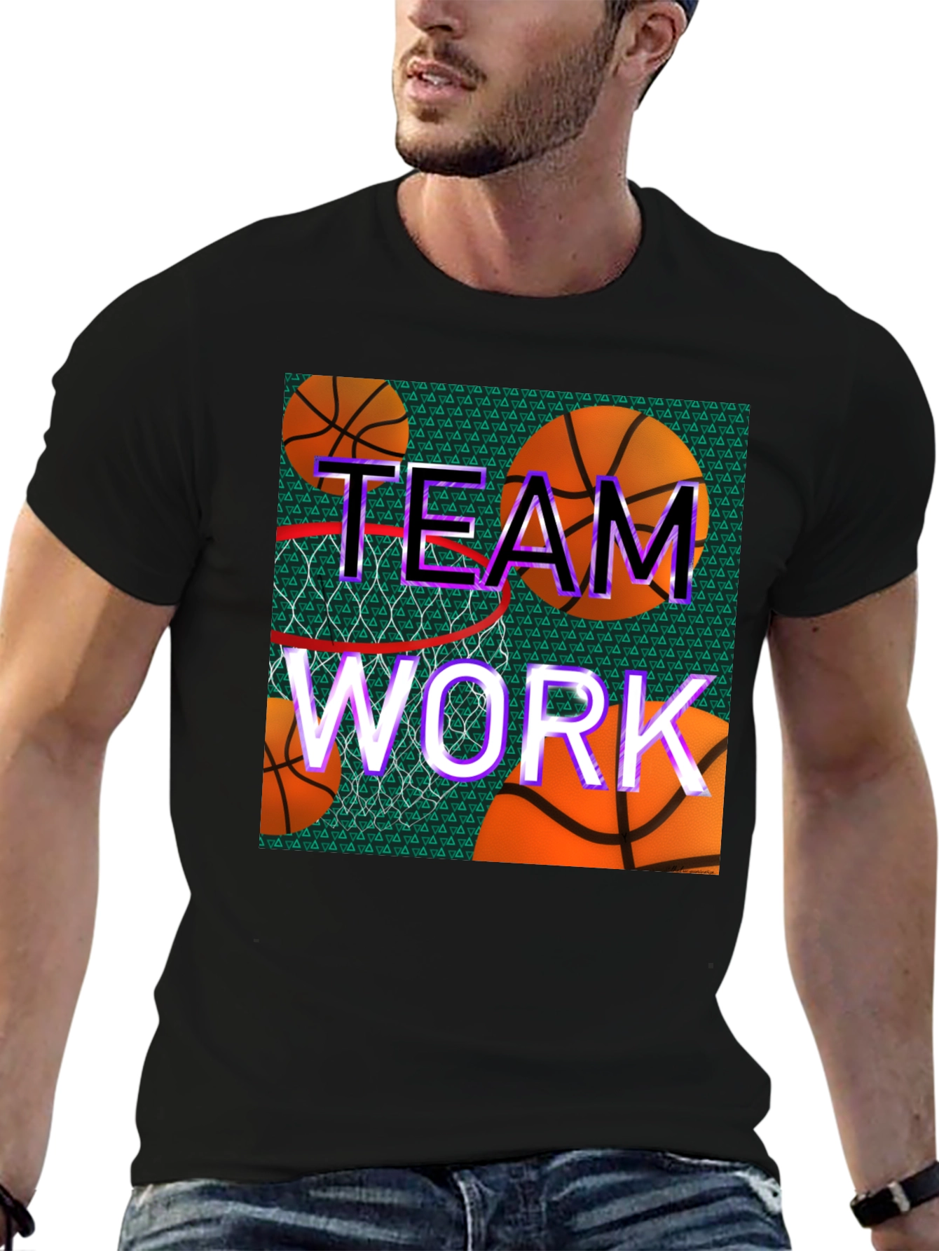 Teamwork Basketball T-Shirt