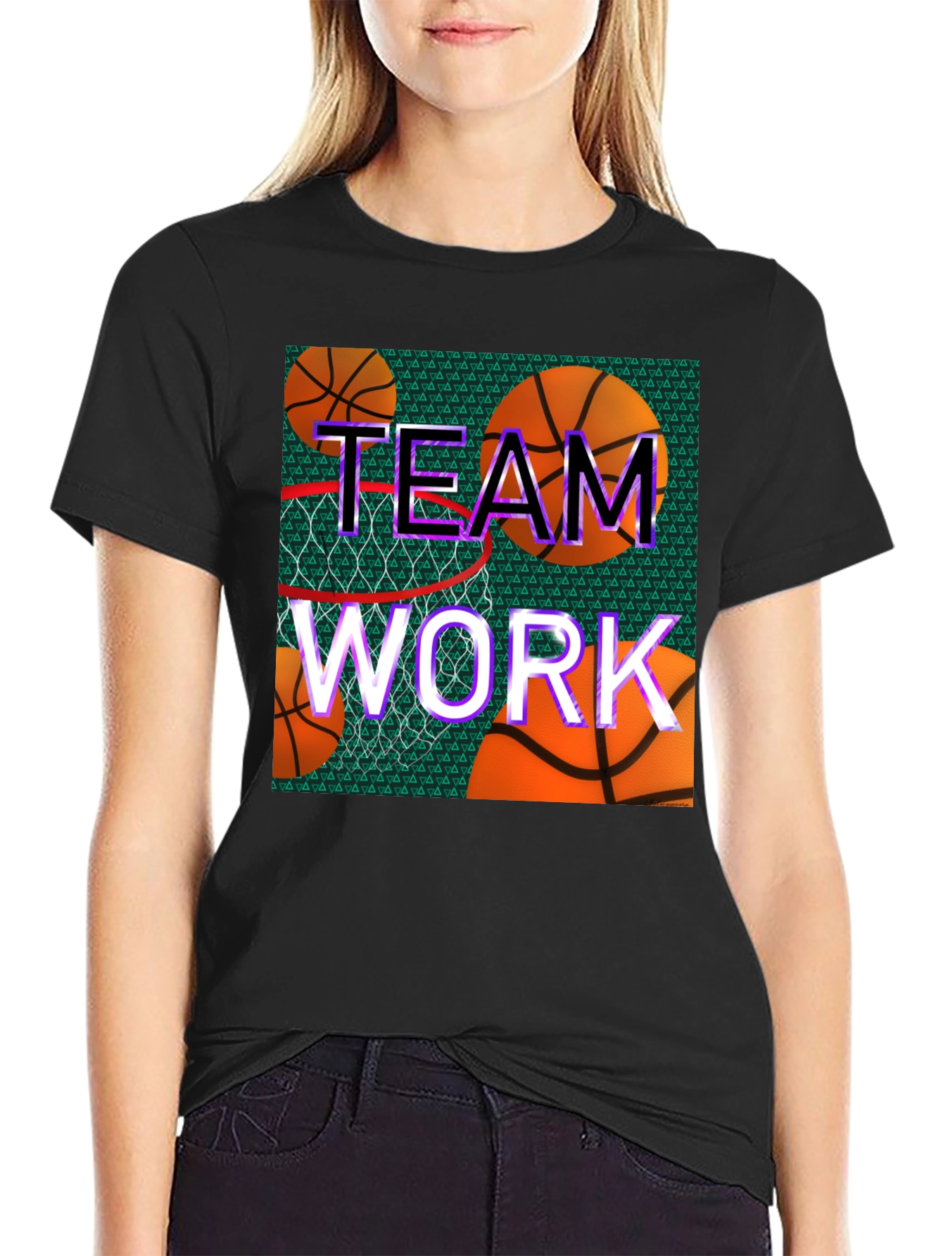 Teamwork Basketball T-Shirt