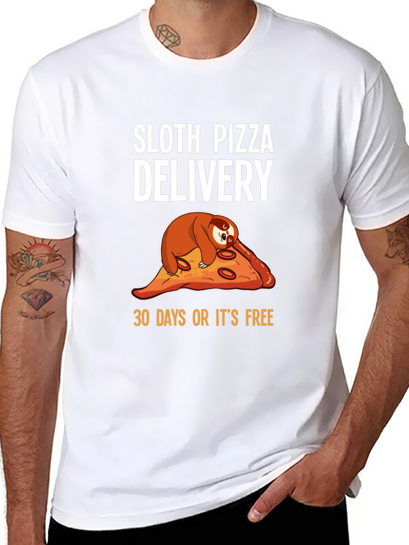 Sloth Pizza Delivery T-Shirt
