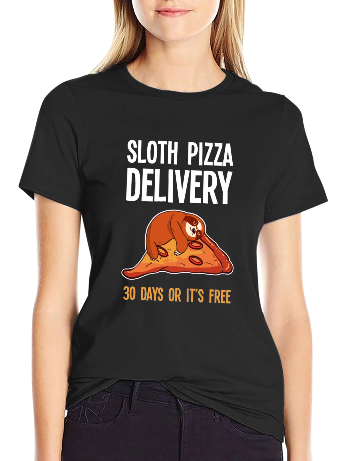Sloth Pizza Delivery T-Shirt