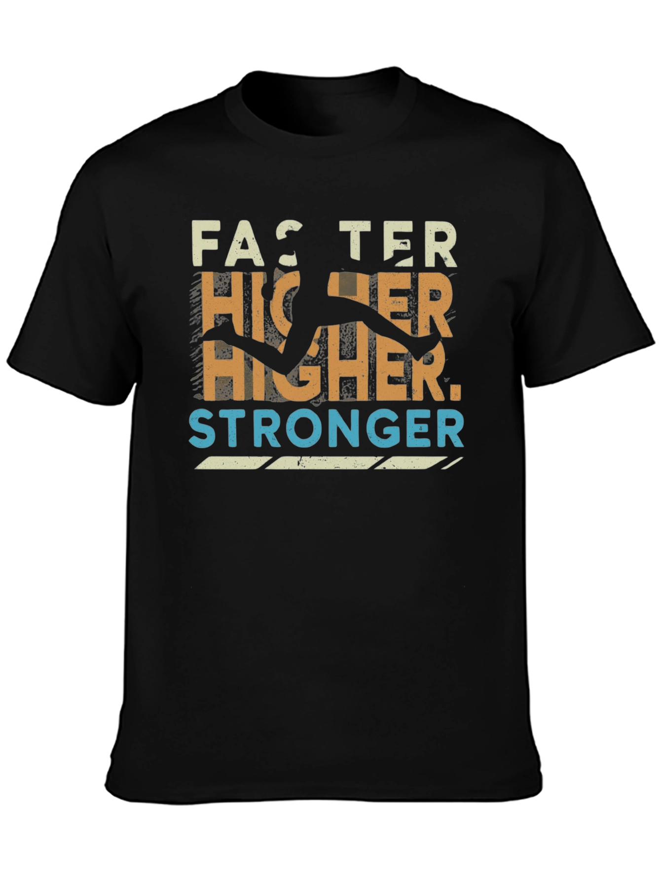 Faster Higher Stronger Graphic Tee - Athletic Inspired Design