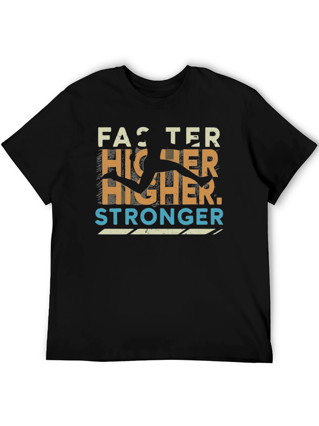 Faster Higher Stronger Graphic Tee - Athletic Inspired Design